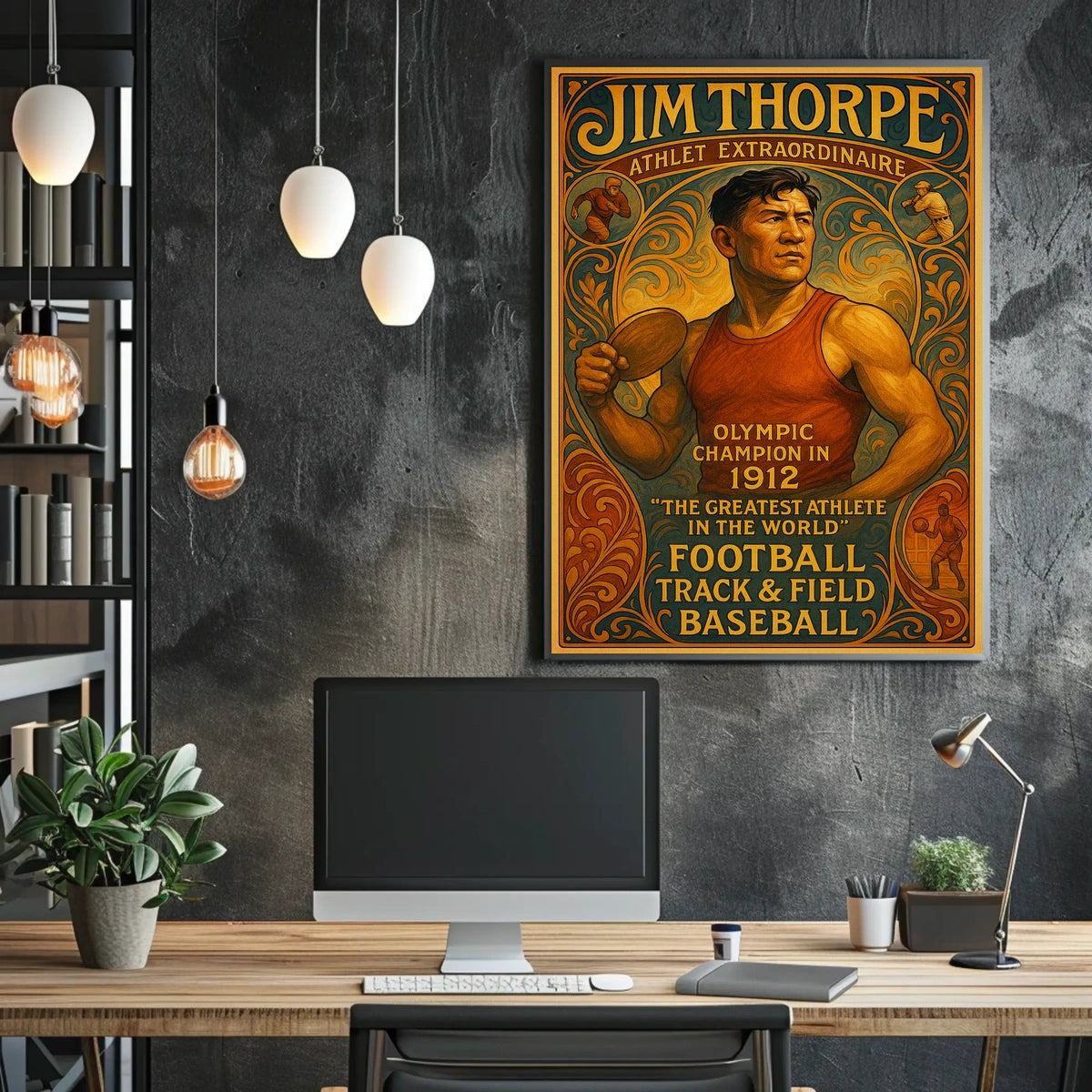 Celebrating an Olympic Legend Poster