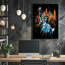 Statue Of Liberty A Symbol Of Freedom Poster