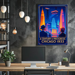 A Century of Progress Chicago 1933 Poster