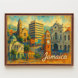 Vibrant Jamaica Poster