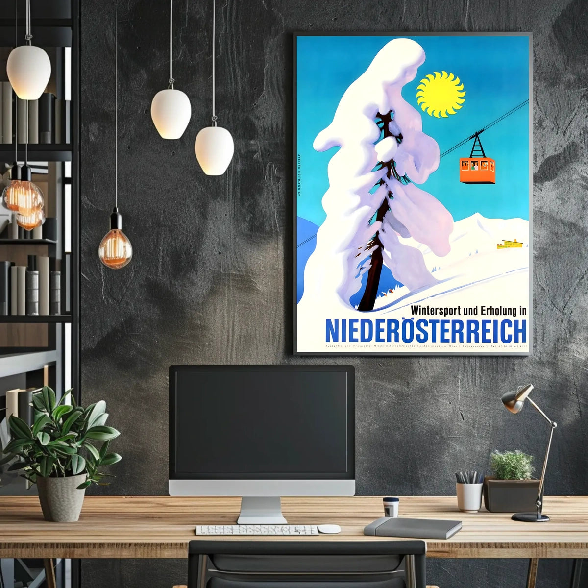 Winter Sports in Niederösterreich Poster