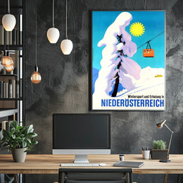 Winter Sports in Niederösterreich Poster