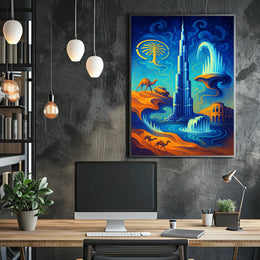 Dreamscape of Dubai Poster