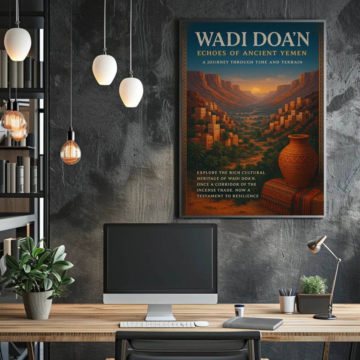 Wadi Doan Echoes Of Ancient Yemen Poster