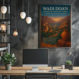 Wadi Doan Echoes Of Ancient Yemen Poster