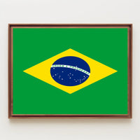 Brazil Flag Poster
