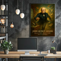 John Quincy Adams Patriotic Historical or Presidential Poster