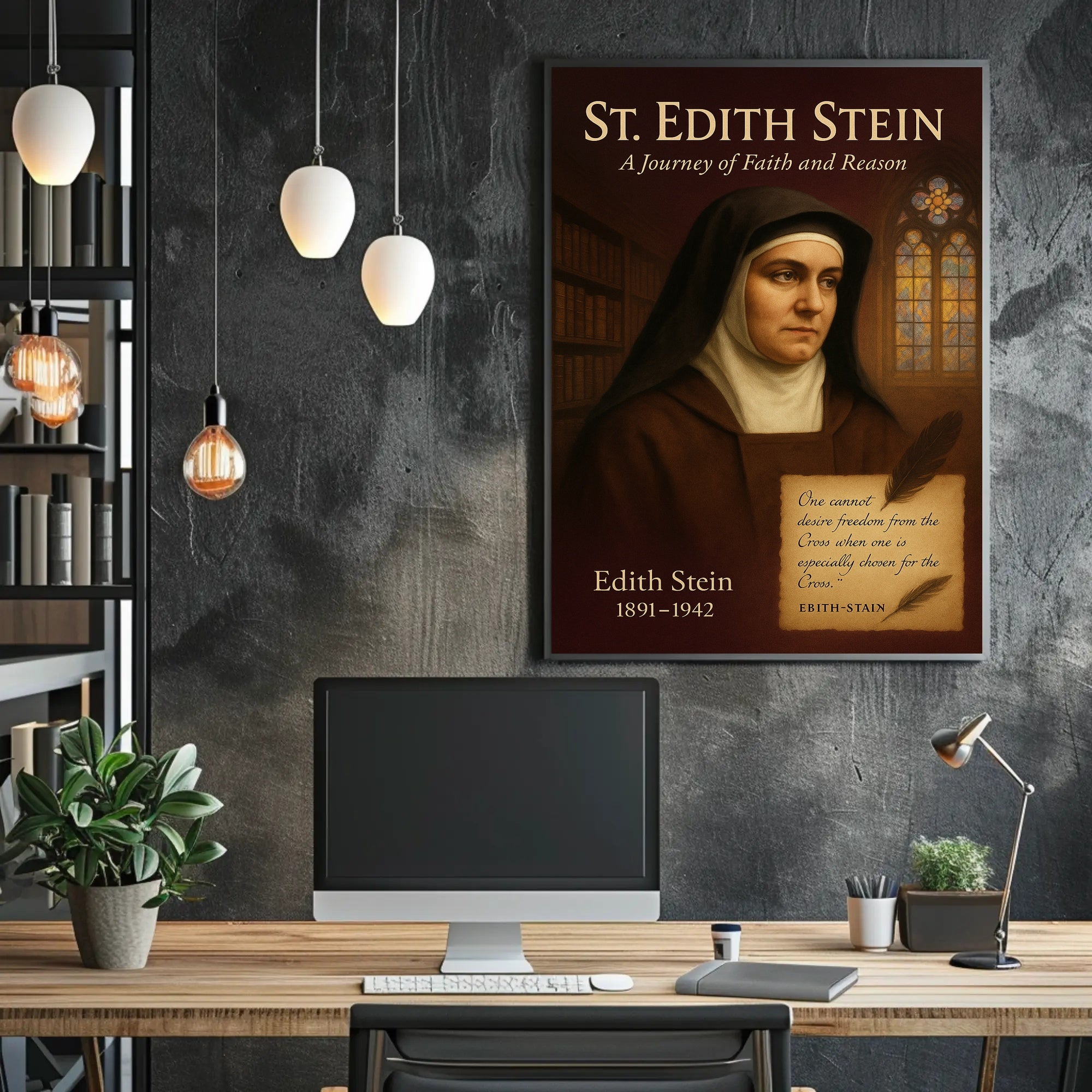 St. Edith Stein A Journey of Faith and Reason Poster PosterGoat