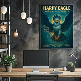 Harpy Eagle Guardian of the Canopy Poster