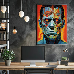 Cybernetic Portrait Poster PosterGoat