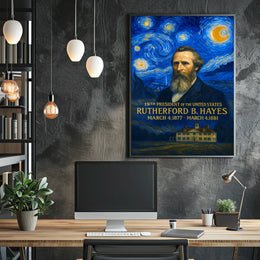 Rutherford B. Hayes 19th President of the United States Presidential Masterpiece Series Poster