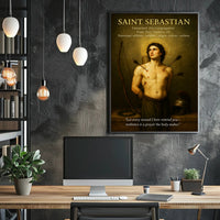 Saint Sebastian Resilience and Martyrdom Poster PosterGoat