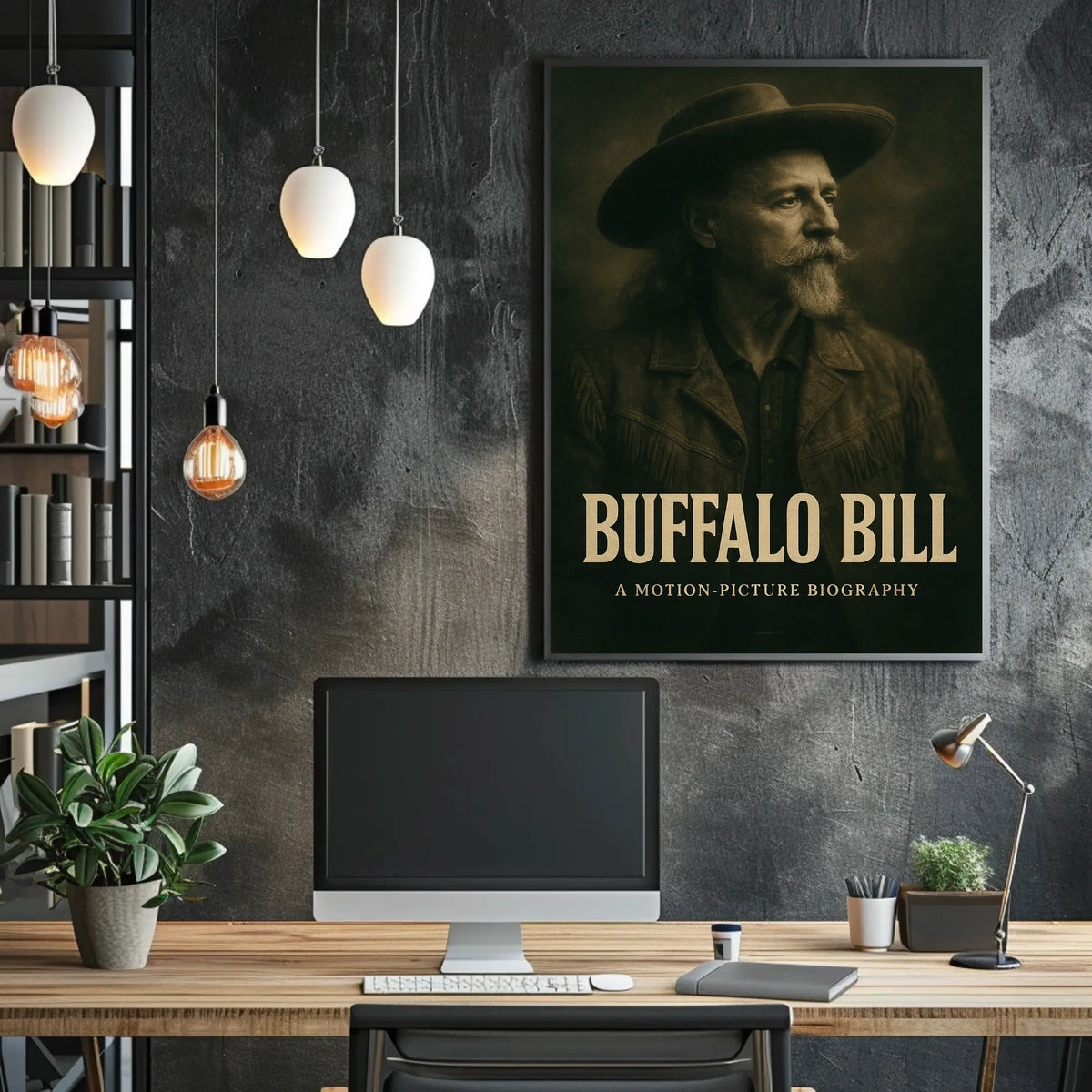 Buffalo Bill Old West Historical Recruitment Poster
