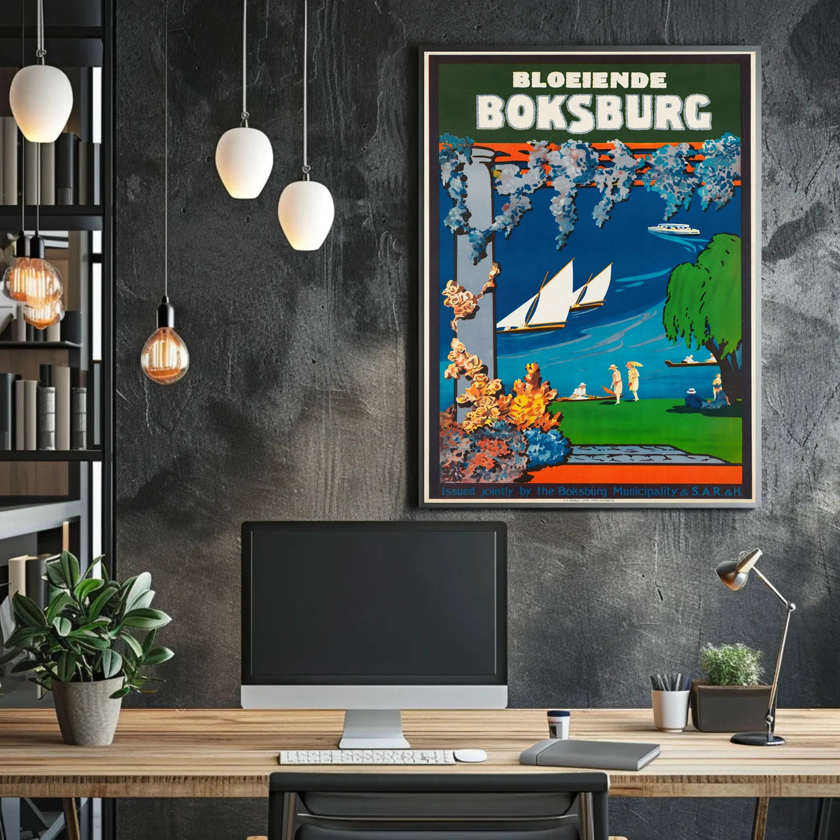 Bloeiende Boksburg Poster