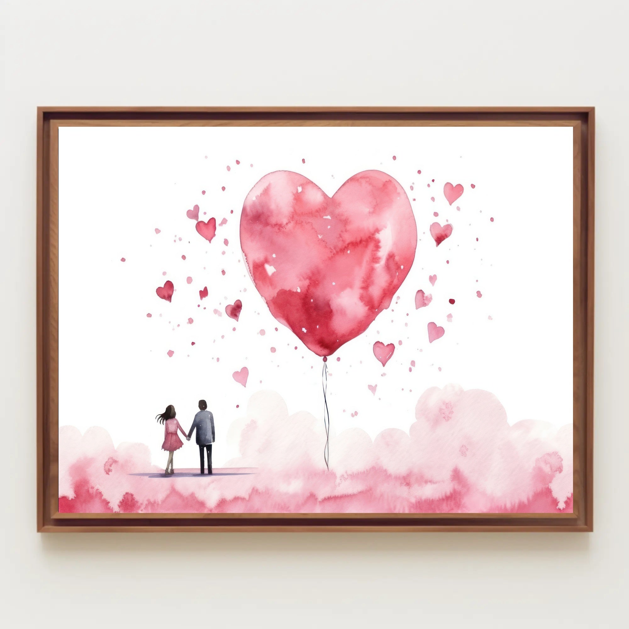 Love in Watercolors Poster