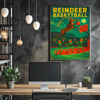 Reindeer Basketball Extravaganza Poster