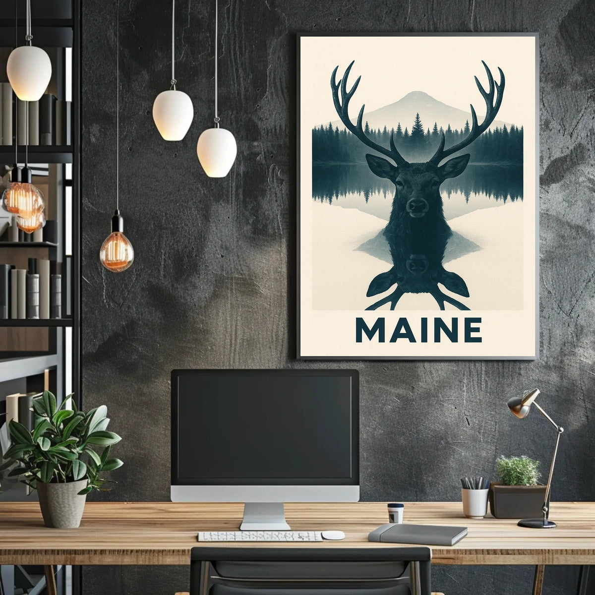 Maine Wilderness Poster