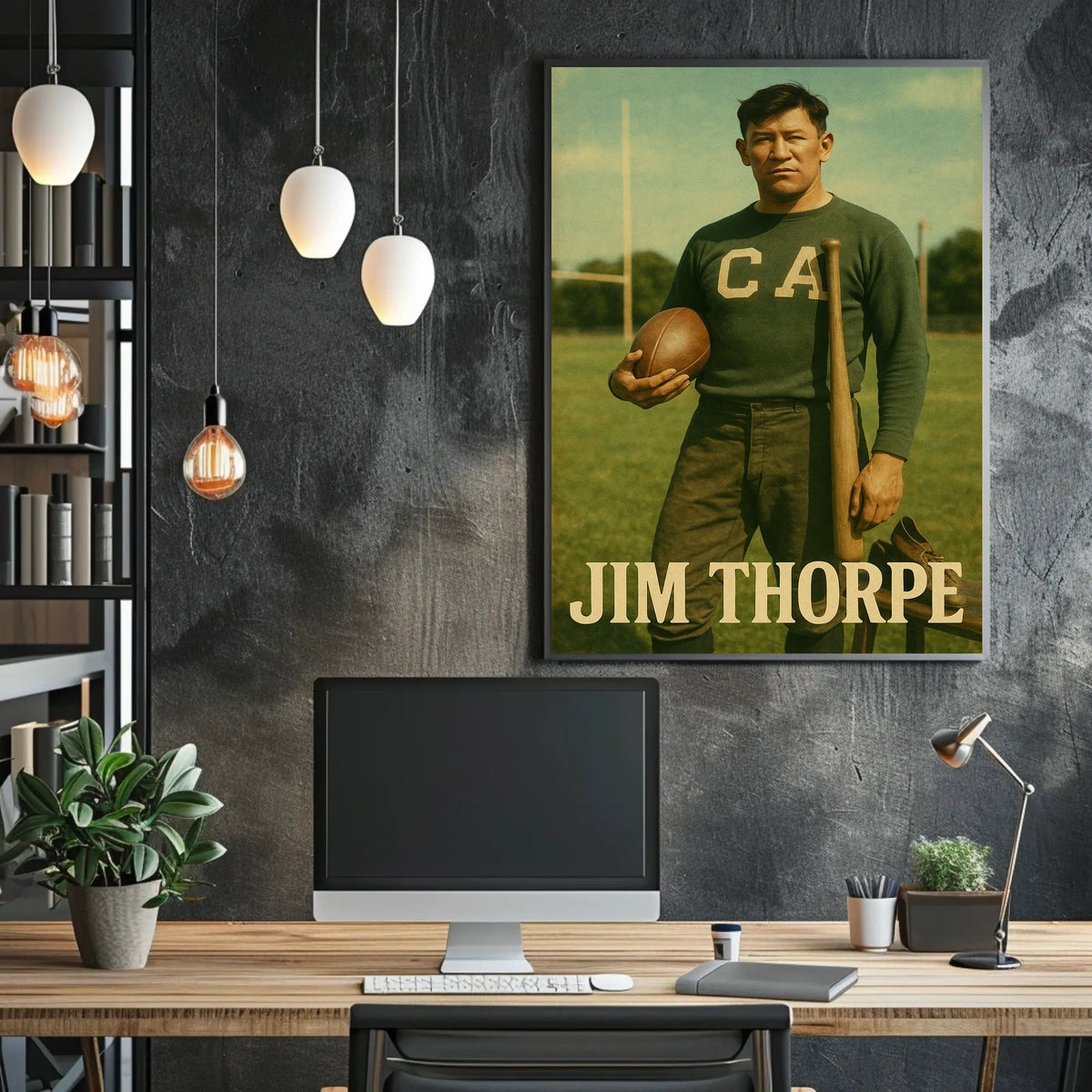 Jim Thorpe Athletic Legend Poster