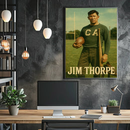Jim Thorpe Athletic Legend Poster
