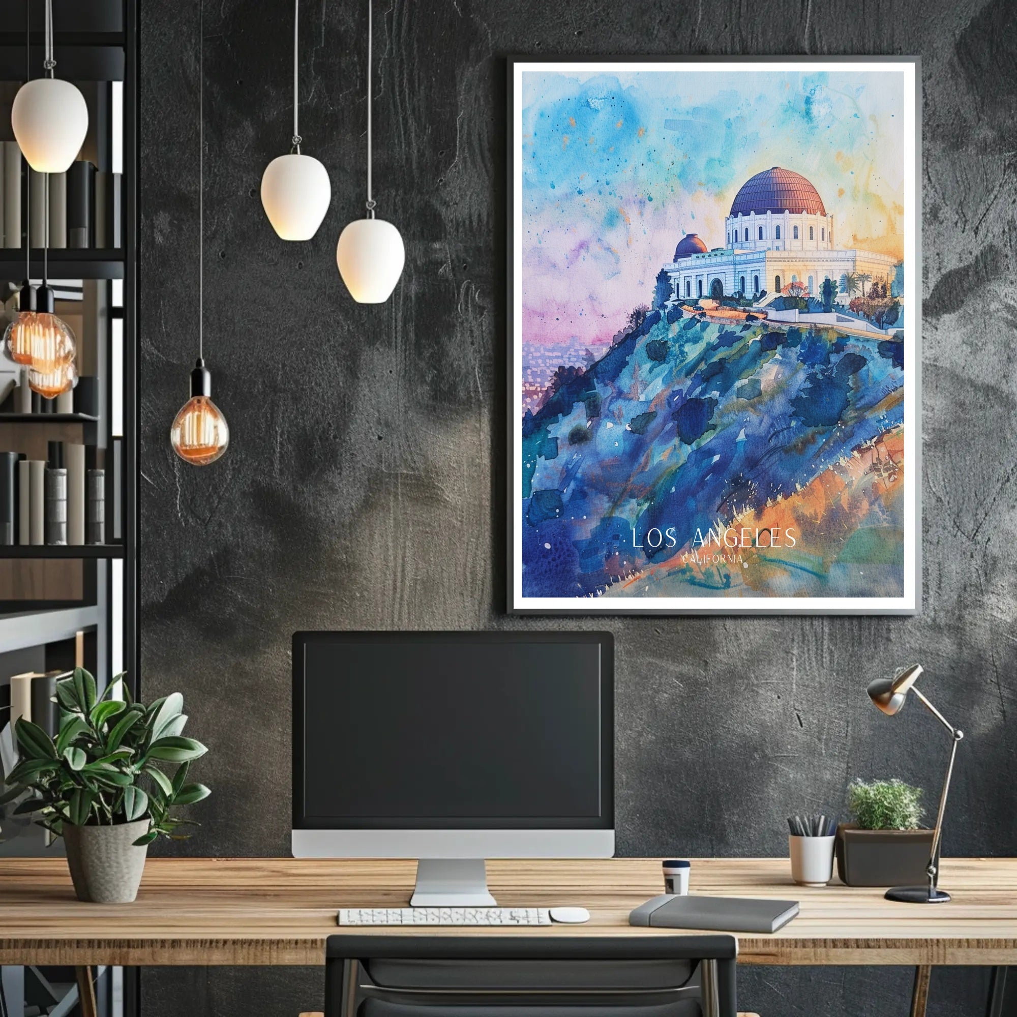 Griffith Observatory in Los Angeles Poster PosterGoat