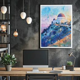 Griffith Observatory in Los Angeles Poster PosterGoat