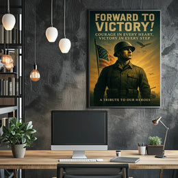 Forward To Victory Poster