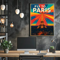 Fly To Paris Poster