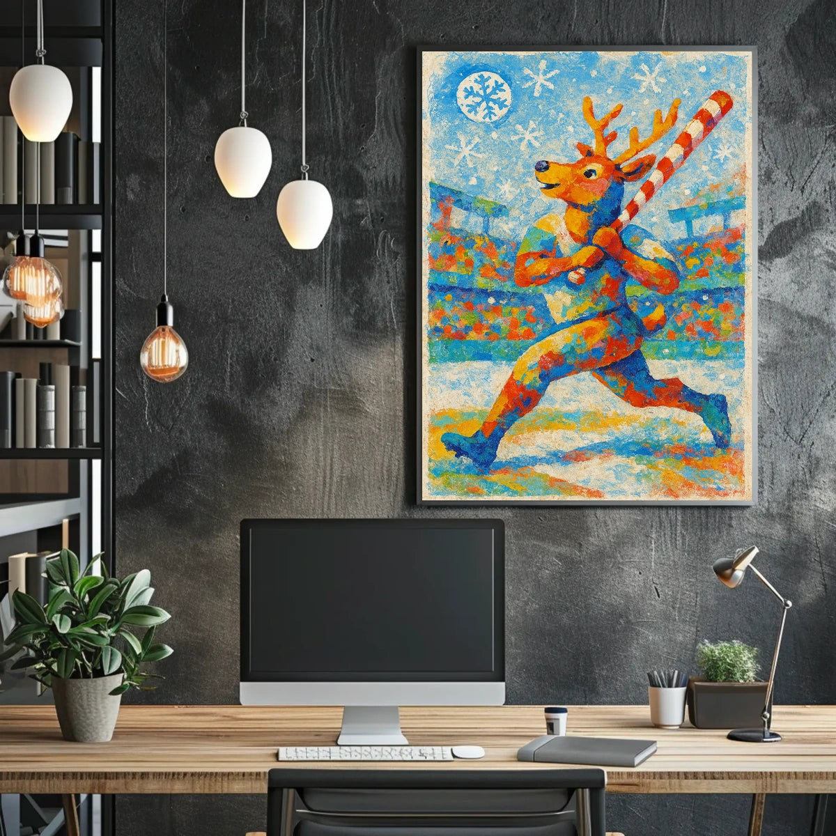 Winter Wonderland Baseball Poster