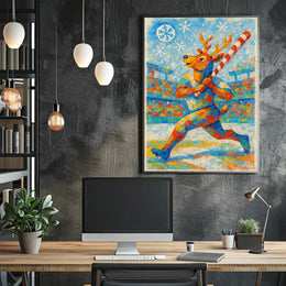 Winter Wonderland Baseball Poster