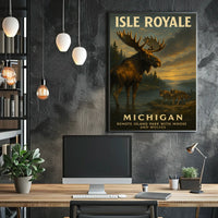 Isle Royale MichiganS Remote Poster