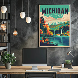 Michigan Scenic Landscape Poster