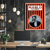Marlo The Great Vintage Performer Historical Poster