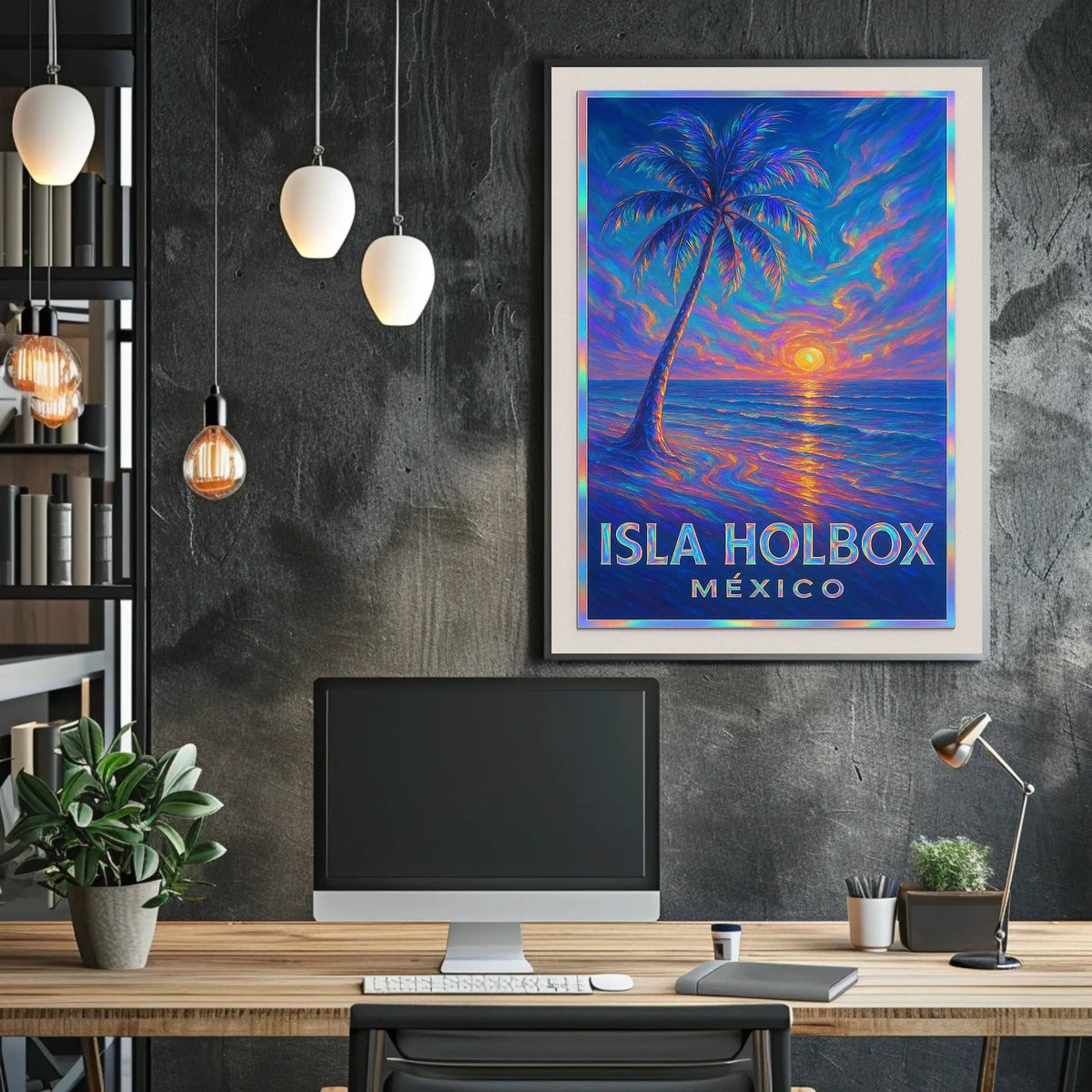 Isla Holbox Sunset Poster
