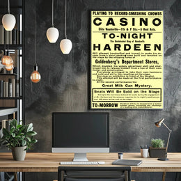 Vaudeville Escape Artist Hardeen Early 20th-Century Heritage Poster