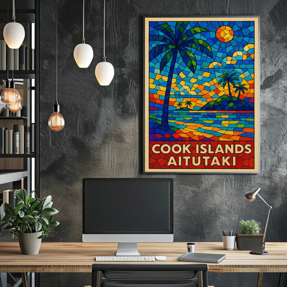 Cook Islands Aitutaki Paradise Poster