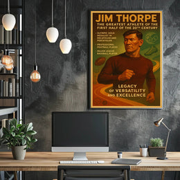 Celebrating Jim Thorpe: A Legacy of Versatility and Excellence Poster