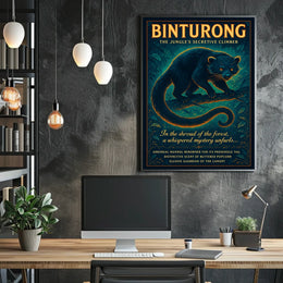 Binturong The Jungles Secretive Climber Poster