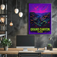 Grand Canyon A Wonder in Technicolor Poster