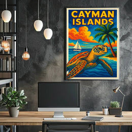 Cayman Islands Paradise Poster