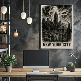 New York City Skyline Poster