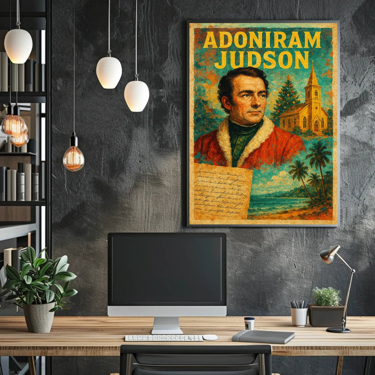 Adoniram Judson Faithful Legacy Historical or Presidential Poster
