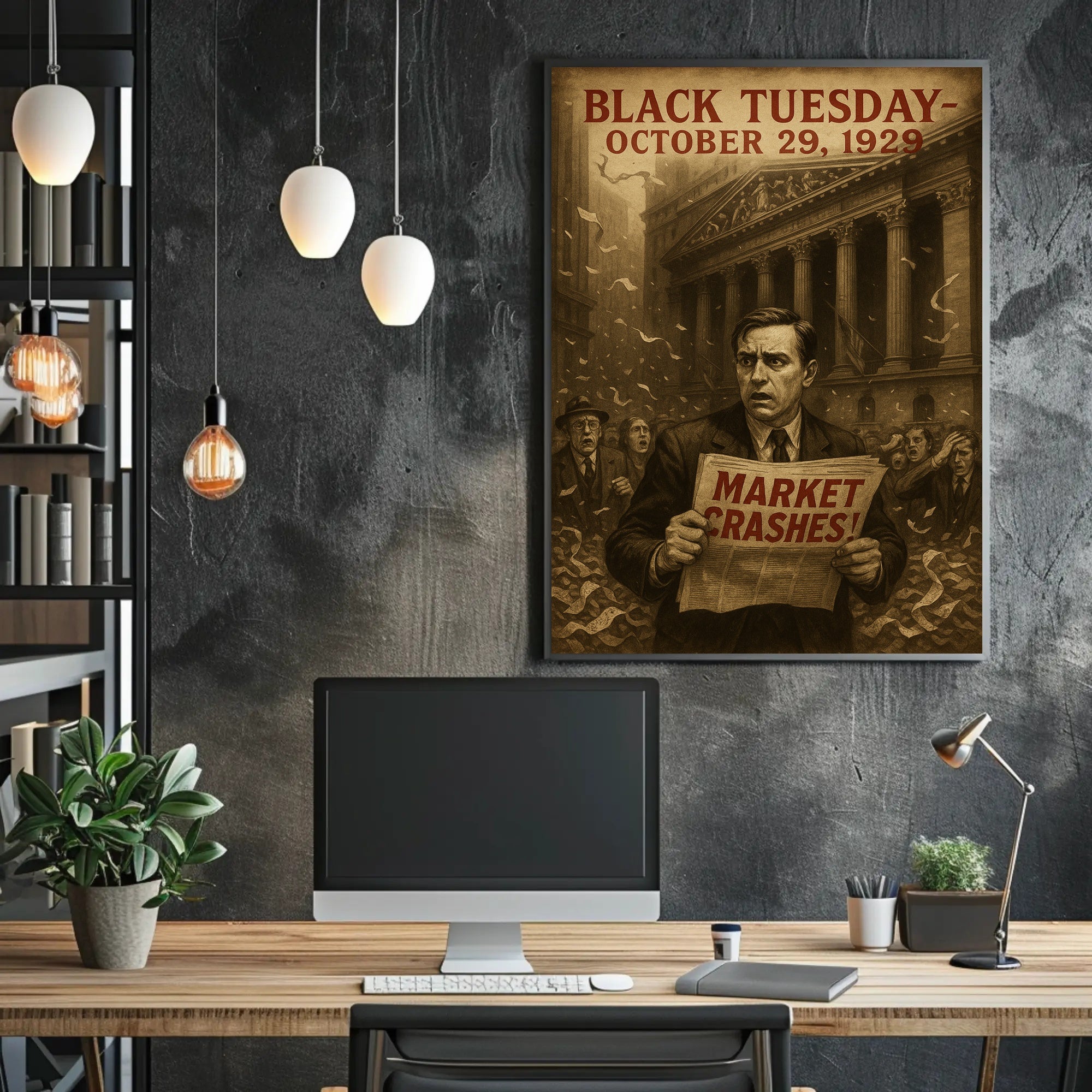 Black Tuesday Wall Art Historical or Presidential Poster