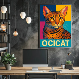 Ocicat Portrait Poster