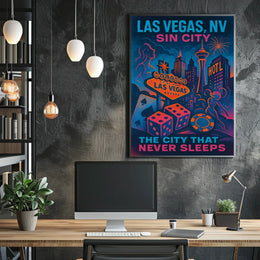 Las Vegas Sin City Poster