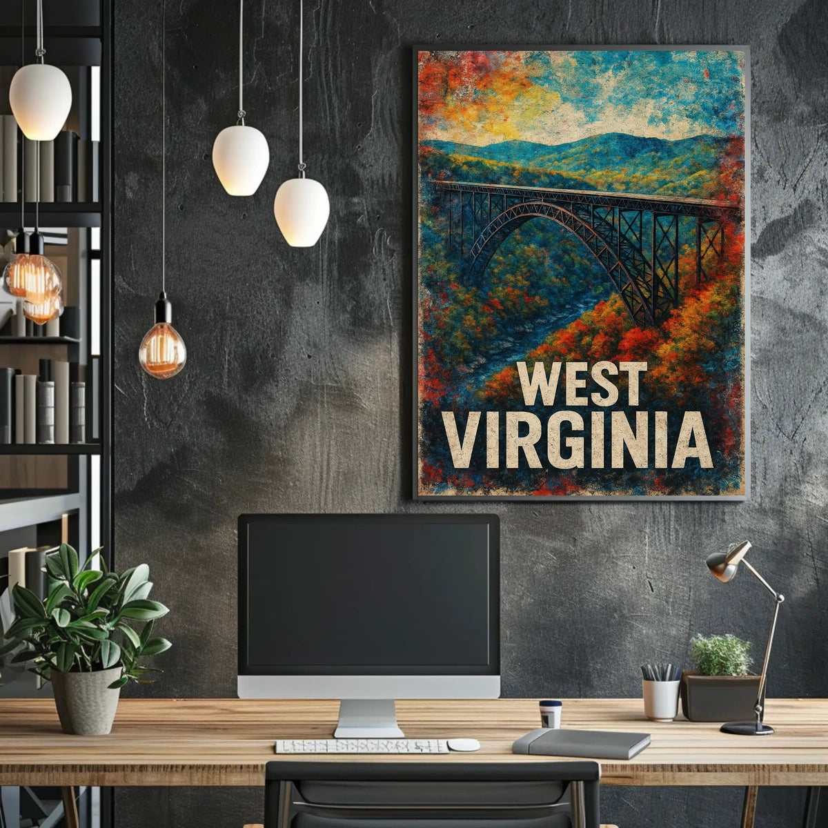 West Virginia Scenic Poster