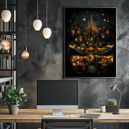 Enchanted Night Market Poster