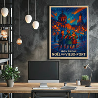 Noël du Vieux-Port Montreal Poster