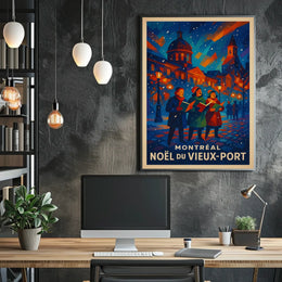 Noël du Vieux-Port Montreal Poster
