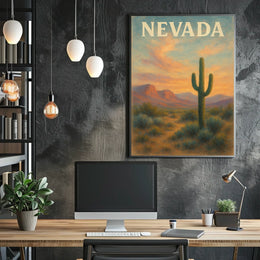 Nevada Sunset Poster