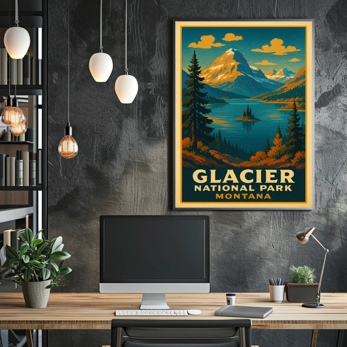 Glacier National Park Montana Poster